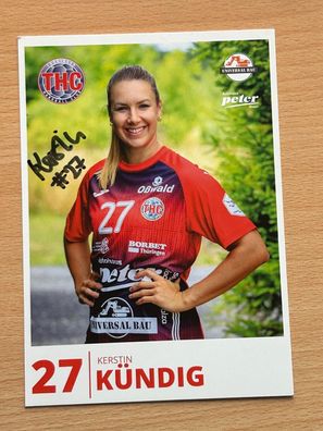 Kerstin Kündig THC Thüringer Handball Club Autogrammkarte orig. signiert #S25335