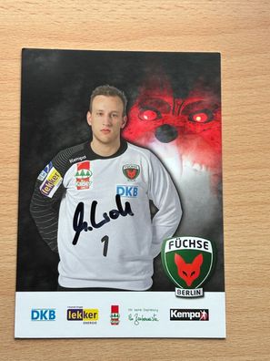 Maximilian Kroll Füchse Berlin Autogrammkarte original signiert #S25218