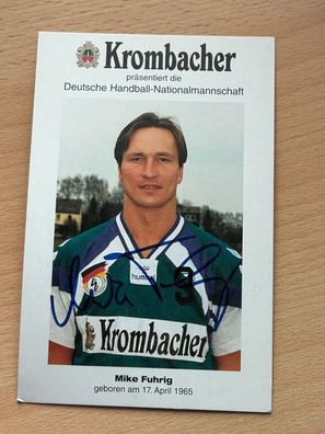 Mike Fuhrig Handball Nationalmannschaft Autogrammkarte original signiert #S25261