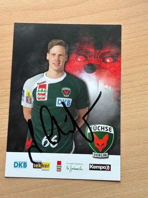 Sven-Sören Christophersen Füchse Berlin Autogrammkarte original signiert #S25215