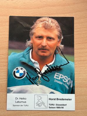 Horst Bredemeier TURU Düsseldorf Autogrammkarte original signiert #S25208