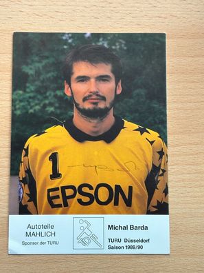 Michal Barda TURU Düsseldorf Autogrammkarte original signiert #S25207