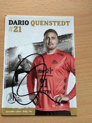 Dario Quenstedt THW Kiel Autogrammkarte original signiert #S25285