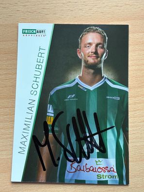 Maximilian Schubert FRISCH AUF! Göppingen Autogrammkarte orig. signiert #S25244