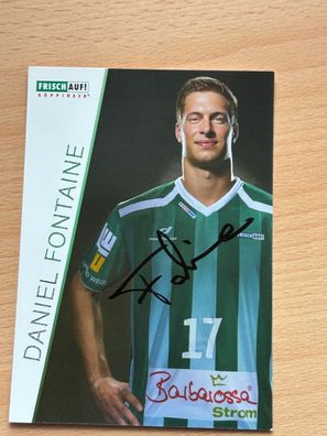 Daniel Fontaine FRISCH AUF! Göppingen Autogrammkarte original signiert #S25245
