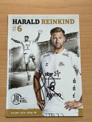 Harald Reinkind THW Kiel Autogrammkarte original signiert #S25288