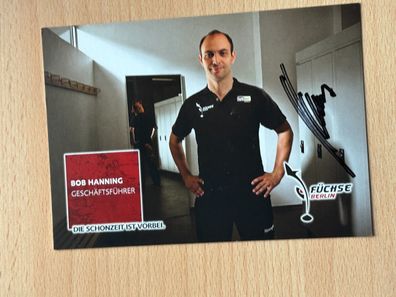 Bob Hanning Füchse Berlin Autogrammkarte original signiert #S25223