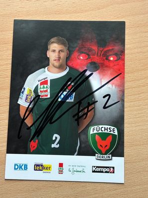 Colja Löffler Füchse Berlin Autogrammkarte original signiert #S25219