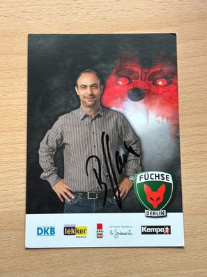 Bob Hanning Füchse Berlin Autogrammkarte original signiert #S25214