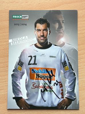 Nikola Marinovic FRISCH AUF! Göppingen Autogrammkarte original signiert #S25231