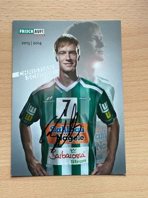 Christian Schöne FRISCH AUF! Göppingen Autogrammkarte original signiert #S25233