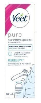 Veet Haarentfernungscreme für Intim & Achseln, 100ml