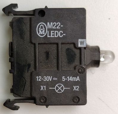 Eaton/Moeller M22-LEDC-W Leuchtelement, LED, weiß, Bodenbefestigung, 12 - 30 V