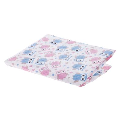 A0254 PEVA Unterlage 55 X 70 EULEN BLAU-ROSA