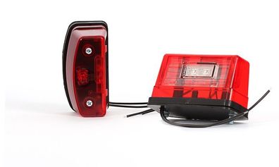 LED Kennzeichenleuchte mit LED Positionslicht Rot