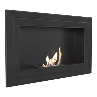 Wandkamin Bioethanol JULIET 1100 TÜV schwarz