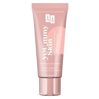 AA YOU. mmy Skin Peach Flawless Foundation 02 Nude