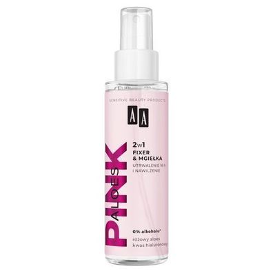 AA Pink Aloes Utrwalaj?co-nawil?aj?cy spray 2w1, 100ml