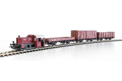 Lenz 43101-02 Start Set DB Köf 2 mit 3 Güterwagen ohne Spur 0