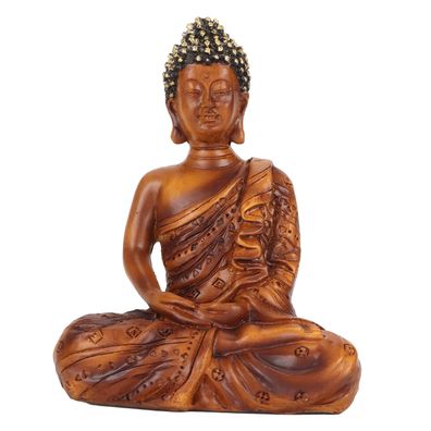 Zum Glück für Sie, geeignet für Büroflur, Buddha-Statuen-Dekoration, 11,8 x 9,2 x 5,5