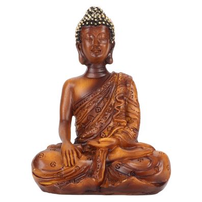 Bürokorridor Buddha-Statue Dekoration BS107F 12,2 x 8,5 x 6,2 cm