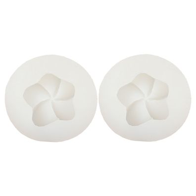 2er-Pack 3D-Blumen-Silikonform für Schokoladenfondant