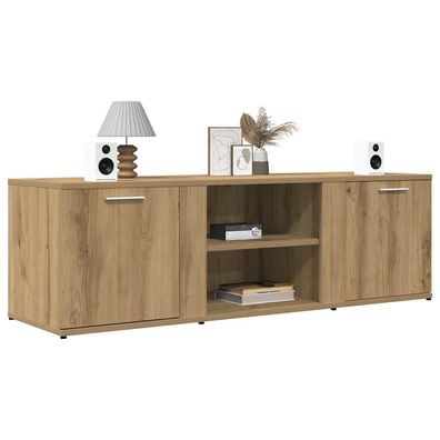 vidaXL TV-Schrank Artisan-Eiche 120x34x37 cm Holzwerkstoff