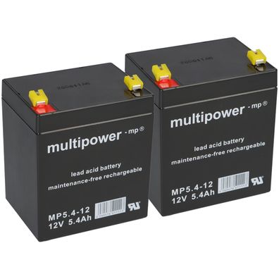 2er Set, 12V, 5,4Ah Batterien für RMT Cielo V4 und OT2