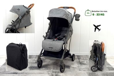 Kompakter Kinderwagen Nania CASSY bis 22 kg Reisekinderwagen