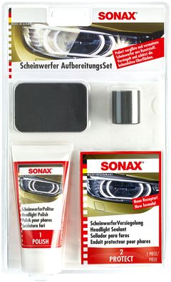 SONAX Scheinwerfer Aufbereitungsset 85 ml