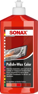 SONAX Polish & Wax Color NanoPro rot 500 ml