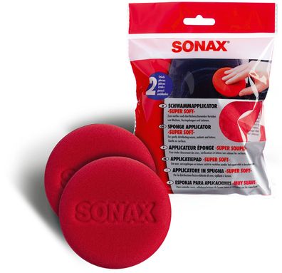 SONAX SchwammApplikator -Super Soft- (2 Stück)