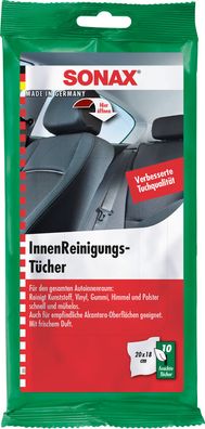 SONAX InnenReinigungsTücher (10 Stück)