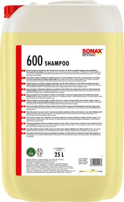 SONAX GlanzShampoo mit Enthärter 25 L