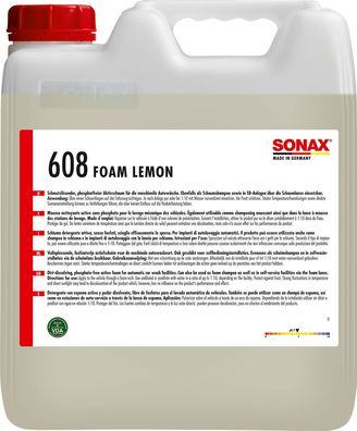 SONAX AktivReinigungsSchaum Citrus 10 L