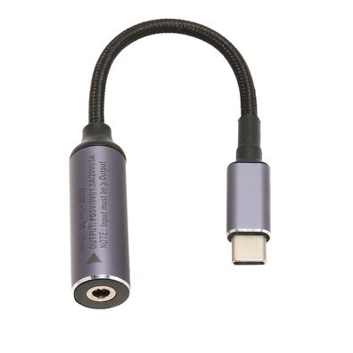 PD DC 4,0 mm x 1,7 mm Buchse Eingang auf USB Typ C Stecker Stromladekabel 100 W