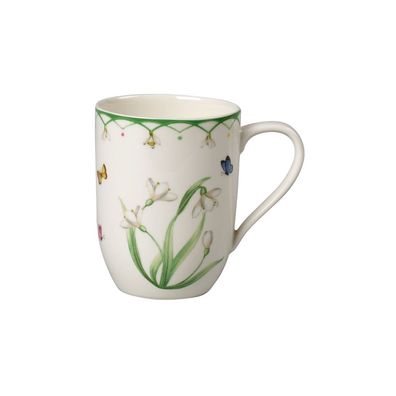 Villeroy & Boch Vorteilset 6 Stück Colourful Spring Becher mit Henkel Premium