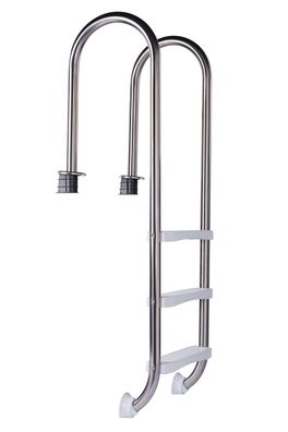 Stainless Steel Leiter Poolleiter SLIM 3-steps - for pool over 1.10m max Wasserhöh