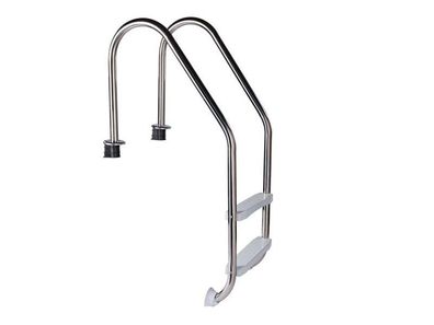 Stainless Steel Leiter Poolleiter Standard 2-steps - for pool over 0.90m max Wasse