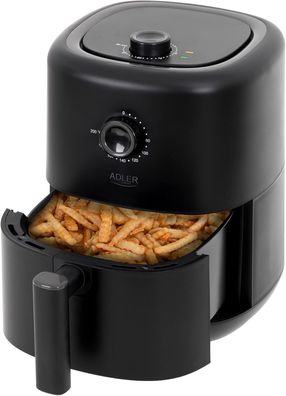 JUNG ADLER AD6310 Airfryer Heißluftfritteuse 3L, Fritteuse 30 min. Timer