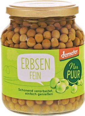 Nur Puur 6x Erbsen Demeter 350g