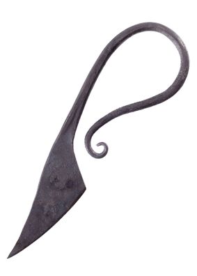 Gebrauchsmesser, handgeschmiedet, ca. 15cm lang