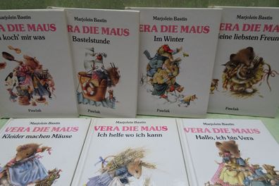 6x alte Pawlak 1989 Bilderbücher Marjolein Bastin Vera die Maus Großdruckschrift