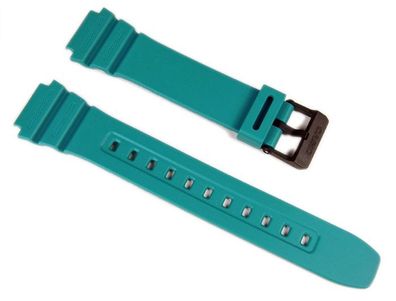 Casio Collection Uhrenarmband 18mm Resin türkis F-108WH