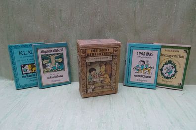 4er Mini Bibliothek Schuber Diogenes Maurice Sendak 1war Hans Hühnersuppe Alligatoren