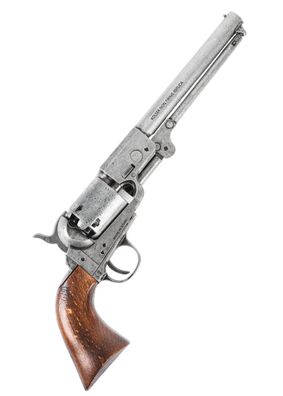 Colt Navy Perkussionsrevolver .36, Confederate Modell 1862, Altgrau, Replik