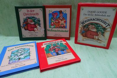 4er kleine Bibliothek Schuber Ueberreuter 1992 Diane Goode Nussknacker Tannenbaum