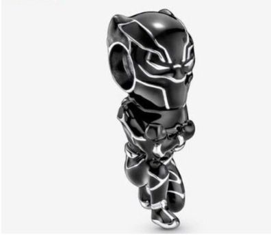 Pandora Marvel The Avengers Black Panther Charm 925 Sterling-Silber