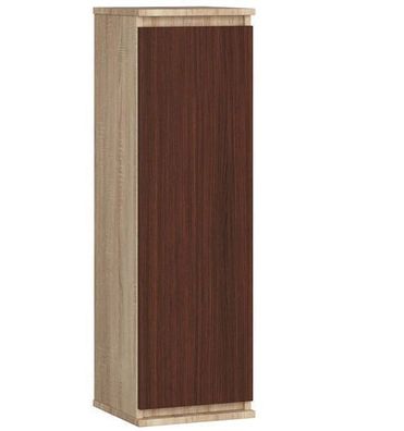 Hängender Schrank AKORD W30 Sonoma-Eiche 30 cm Front Wenge B30 x H99 x T30 cm