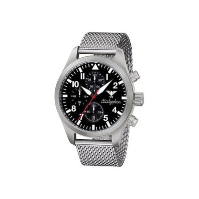 KHS - Armbanduhr - Herren - Airleader Steel Chronograph - KHS. AIRSC. MS